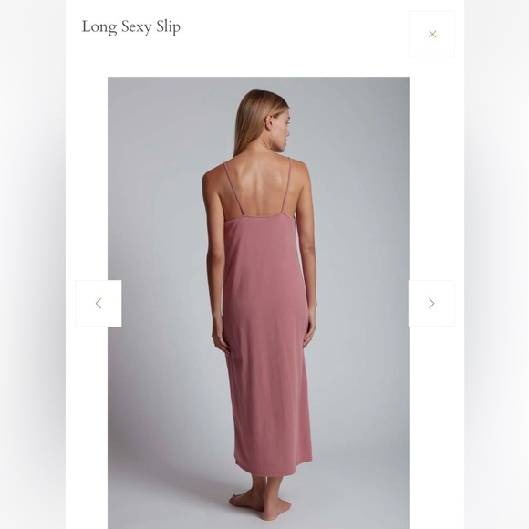 NWT Skin Worldwide | LONG SEXY SLIP | Size Small ( 1 ) White - Picture 6 of 7